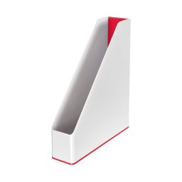 Accesorii birotica Suport vertical LEITZ WOW, pentru documente, PS, A4, culori duale, alb-rosu