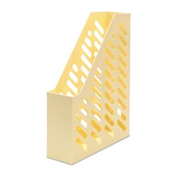 Accesorii birotica Suport vertical plastic pentru cataloage HAN Klassik - galben pastel