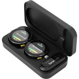 Microfon Digital wireless BlinkMe U2 x22.4 GHz 2 x mic 3000mAh Negru