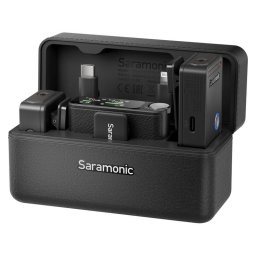 Microfon Kit microfon wireless Ultra 03 2TX+RX Negru
