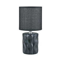 Lampă de masă Zuma Line HS8603-BL 1xE14/40W/230V negru/decor marmorat