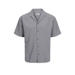 JACK & JONES Cămaşă Jjpablo Resort Ss 12269644 17-5104 TCX ultimate grey