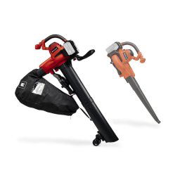 Suflanta frunze Suflanta/aspirator cu tocator pentru frunze pe acumulator 2x18 V, 700 m³/h putere aspirare, 45 l sac colector, 230 km/h viteza aer, fara acumulator/incarcator