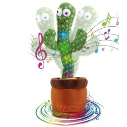 CACTUS dansator si vorbitor cu LED-uri Colorate / Jucarie interactiva OF