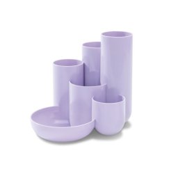 Accesorii birotica Suport pentru instrumente de scris HAN Campus, 5 compartimente - violet pastel