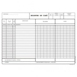 Accesorii birotica Registru casa, format A4, 100 coli/ carnet