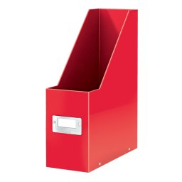 Accesorii birotica Suport vertical LEITZ WOW Click & Store, pentru documente, carton laminat, A4, rosu