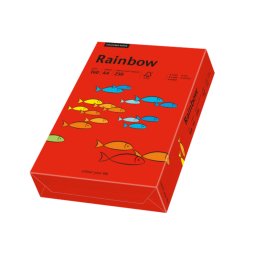 Articole pentru scoala Carton color A4,160g/mp,250coli/top RAINBOW - rosu intens 88042483
