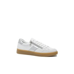 Pantofi sport damă Remonte alb cu argintiu, din piele naturală REMD2C02-80-36 EU