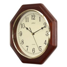 Ceas de perete Adler 71023 lemn masiv nuc