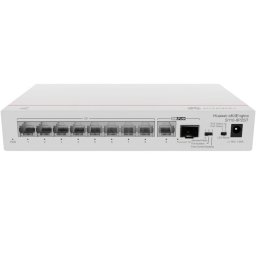 Huawei Switch S110-8P2ST (8 porturi GE (124W PoE+), 1 port GE SFP, 1 port GE, alimentare CA, adaptor de alimentare)