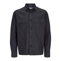 JACK & JONES Cămașă 'JJETravis' negru denim