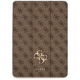 Husa pentru iPad Pro 13 (2024) - Guess Magnetic 4G Big Logo (GUFC13PM24PS4SGW) - Brown