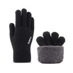 Sepci, caciuli si manusi Manusi Barbati - Iwarm (ST0018) - Black