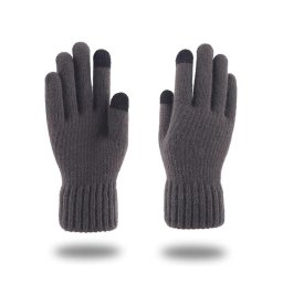Sepci, caciuli si manusi Manusi Unisex, 22cm - Techsuit (ST0012) - Dark Grey