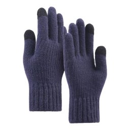Sepci, caciuli si manusi Manusi Unisex, 22cm - Techsuit (ST0012) - Navy Blue