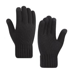 Sepci, caciuli si manusi Manusi Dama, 21cm - Techsuit (ST0015) - Black