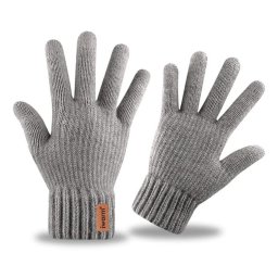 Sepci, caciuli si manusi Manusi Barbati, 22cm - Iwarm (ST0016) - Grey
