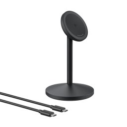 Wireless Anker MagGo Stand Qi2 360 15W pentru iPhone 16/15/14/13/12 Negru