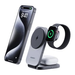 magnetic 3 in 1 MagFusion LC-MC312, 15W Qi2 (gri)