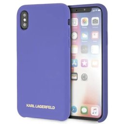 Husa Karl Lagerfeld Silicone iPhone X/Xs Case - Purple