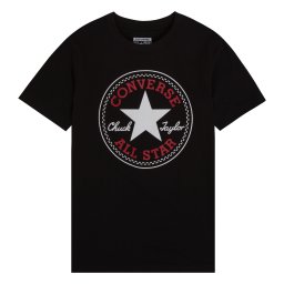 CONVERSE Tricou 'Chuck' roșu / negru / alb