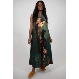 ROCHIE LUNGA FARA MANECI CU BUZUNARE CAT MELEK TALIE UNICA Multicolora