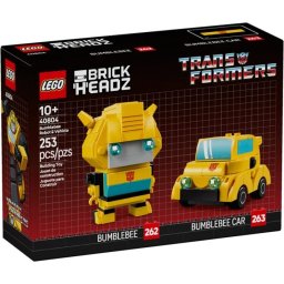 Lego Brickheadz 40804 - Robot si vehicul Bumblebee