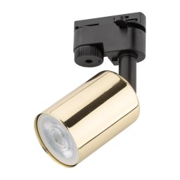 Spot pentru sistem de șină TOP 1xGU10/10W/230V auriu/negru