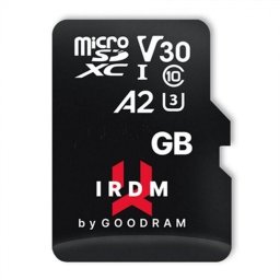 Card memorie microSD IRDM 64GB UHS-I U3 A2 + adapter