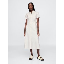 GAP Linen shirt maxi dress - Women's