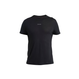 ICEBREAKER Tricou funcțional 'Cool-Lite Speed' turcoaz / negru