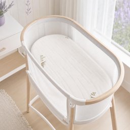 Saltea DualNest 84x39x7 Cm in 3 straturi Pentru Cos/landou Bebe, Husa Jacquard Deluxe - ASC6427968000837