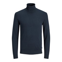 JACK & JONES Pulover 'JJEmil' albastru închis