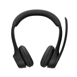 Casti wireless Logitech Zone 305, 2.4GHZ, Bluetooth 5.3, microfon, Negru