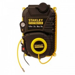 Compresor de perete fara ulei Stanley FMXCMD152WE, 8bar, 1.5 Cp, 2 l, furtun 9 m ,8215410STF585