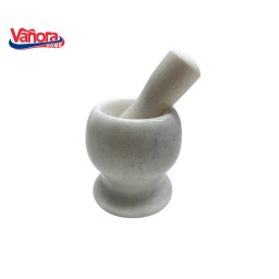 MOJAR CU PISTIL DIN MARMURA, DIA 9.5 CM, VANORA HOME ( mix doua culori in bax, 3 buc/ culoare)