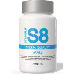 Stimul8 S8 Calitatea Spermei Tablete pentru Barbati 30 capsule Sanatate Reproductiva si Energie
