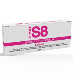 Stimul8 S8 Sexualitate Tablete pentru Femei 8 tablete Imbunatateste Energia si Vitalitatea Sexuala