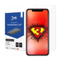 Folie De Protectie Ecran 3MK FlexibleGlass Lite pentru Apple iPhone 11 Sticla Flexibila Full Glue