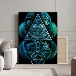 Tablou Canvas Modern Abstract - Abstract symbols