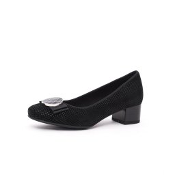 Pantofi damă Karisma din piele întoarsă cu strasuri JIJI60016A 01-I