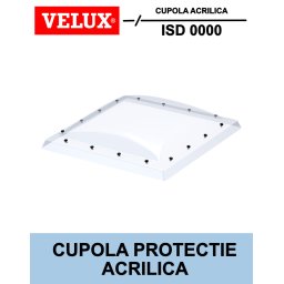 Cupola acrilica transparenta fereastra terasa VELUX ISD 0000