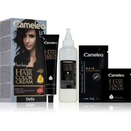 Delia Cosmetics Cameleo Omega Culoare permanenta pentru par culoare 1.0 Black 1 buc