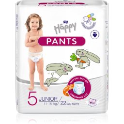 BELLA Baby Happy Pants scutece de unică folosință tip chiloțel Junior 11-18 kg 22 buc