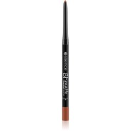 essence 8h Matte Comfort dermatograf mat de buze cu ascutitoare culoare 17 Must Have Brown 0,3 g