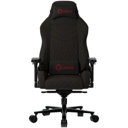 Scaun gaming, Lorgar, Textil, Capacitate maxima 150kg, Negru-Rosu