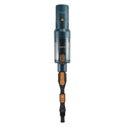 Aspirator vertical fara fir 2 in 1 Samus Air Master Pro, 250W, Putere de aspirare 20 kpa, Recipient praf 0.5 l, Afisaj LED cu functii, Autonomie 40 min, perie rotativa cu leduri, Turcoaz
