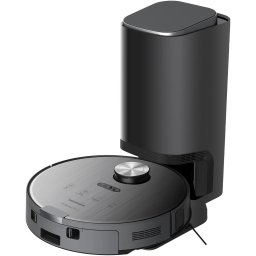 Robot de aspirare Heinner HI-RoboX PRO+ HRVC-MAI52DSBK, WI-FI, aspirator si mop, 14.4V/ 5200 mAh, putere aspirare 4000Pa, motor BLDC, navigatie LDS, AI Technology, autonomie 200 min, recipient praf: 230 ml, rezervor apa: 240 ml, Negru