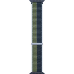 Curea Apple Watch Sport Loop, 45mm, Abyss Blue/Moss Green